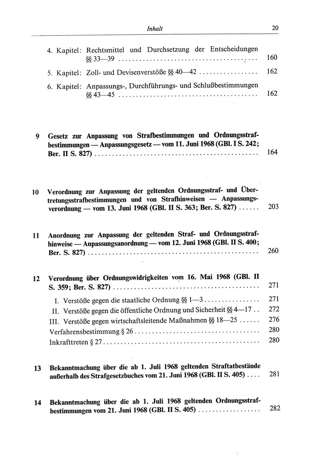 Strafgesetzbuch (StGB) der Deutschen Demokratischen Republik (DDR) und angrenzende Gesetze und Bestimmungen 1968, Seite 20 (StGB Ges. Best. DDR 1968, S. 20)