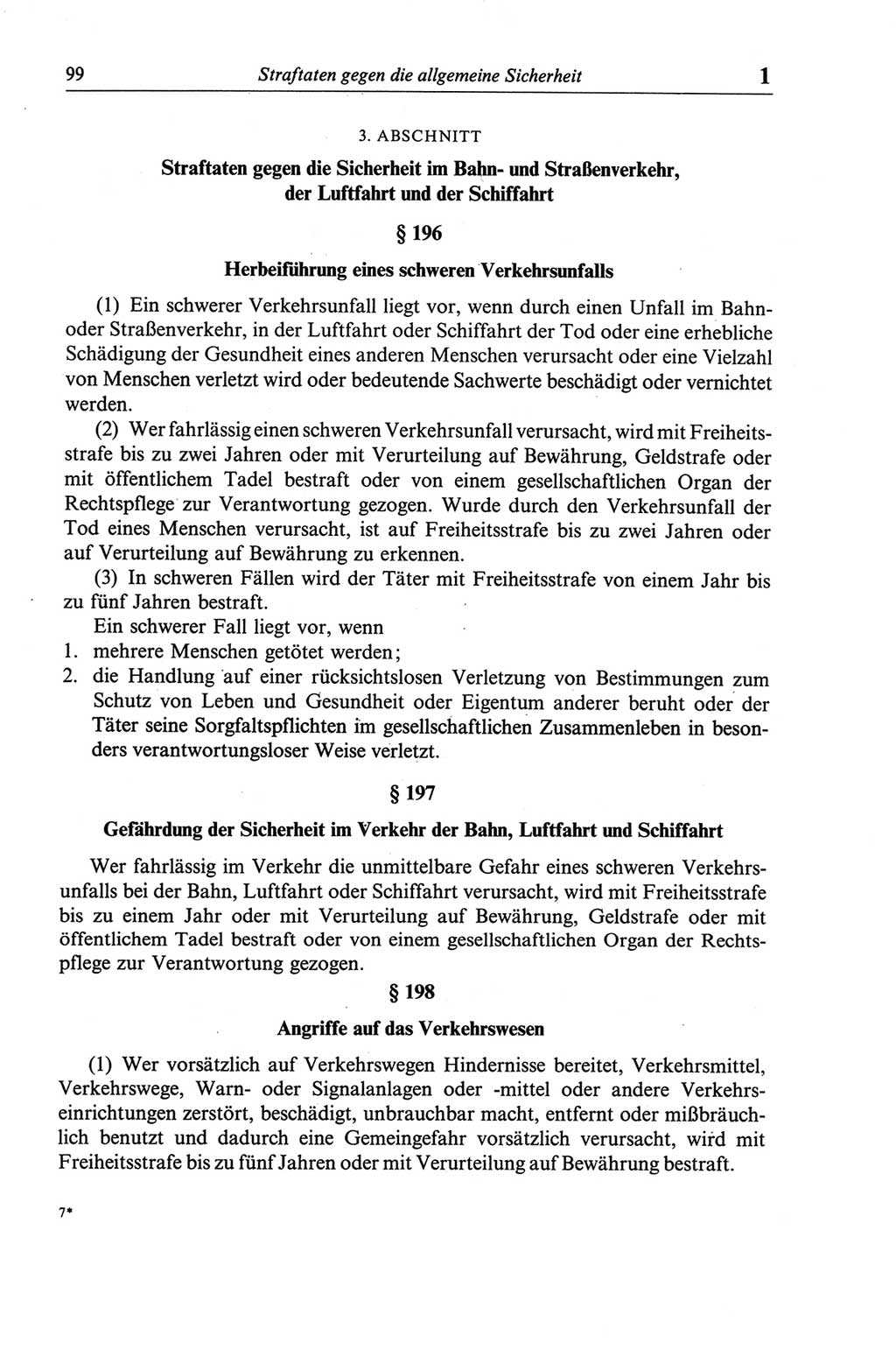 Strafgesetzbuch (StGB) der Deutschen Demokratischen Republik (DDR) und angrenzende Gesetze und Bestimmungen 1968, Seite 99 (StGB Ges. Best. DDR 1968, S. 99)