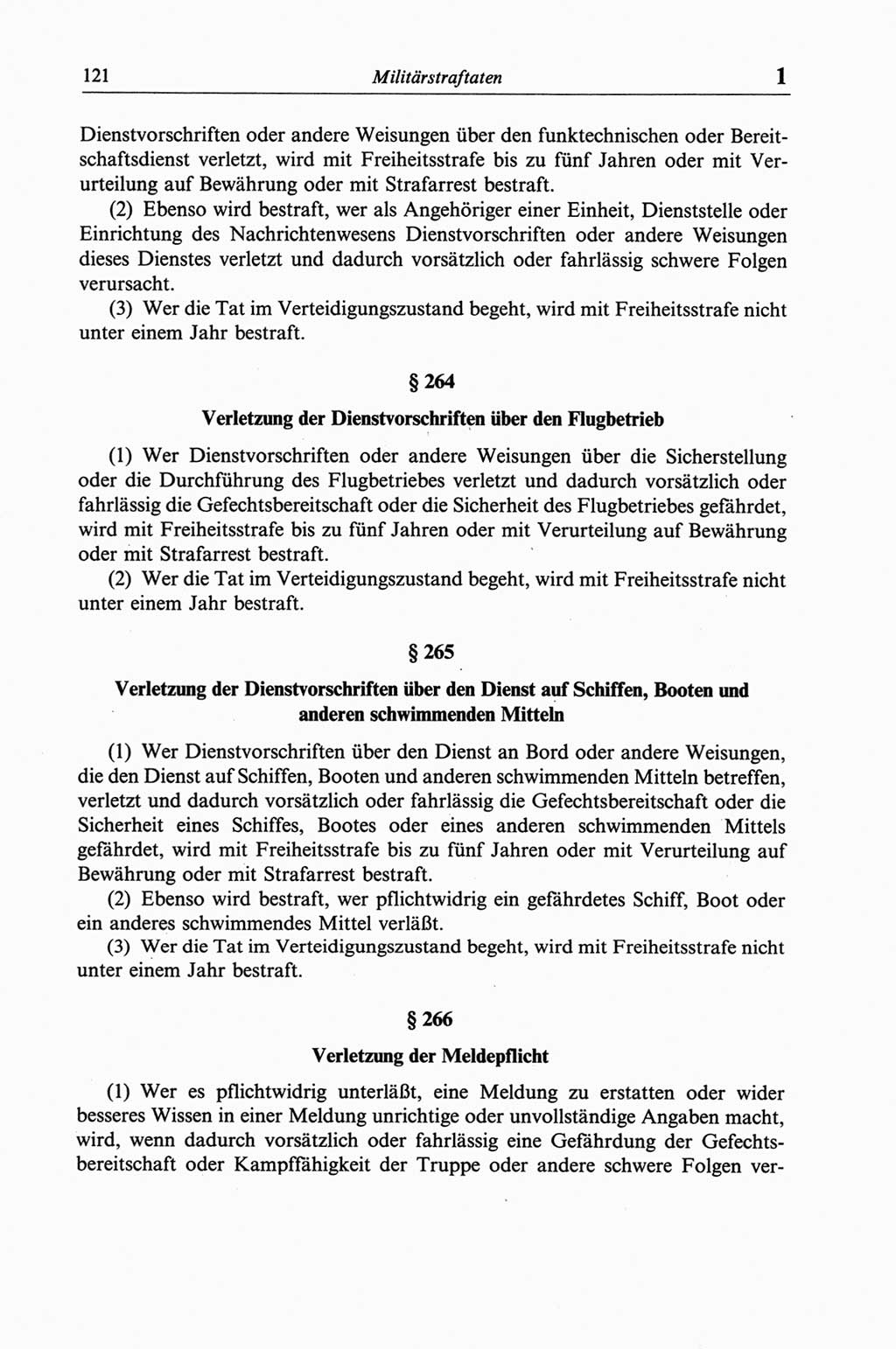 Strafgesetzbuch (StGB) der Deutschen Demokratischen Republik (DDR) und angrenzende Gesetze und Bestimmungen 1968, Seite 121 (StGB Ges. Best. DDR 1968, S. 121)