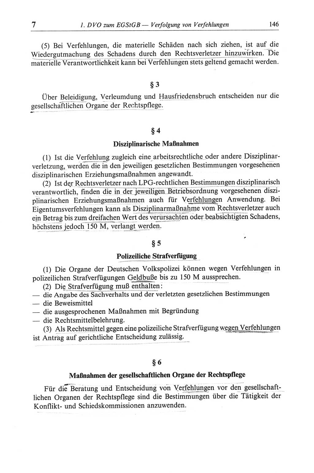 Strafgesetzbuch (StGB) der Deutschen Demokratischen Republik (DDR) und angrenzende Gesetze und Bestimmungen 1968, Seite 146 (StGB Ges. Best. DDR 1968, S. 146)
