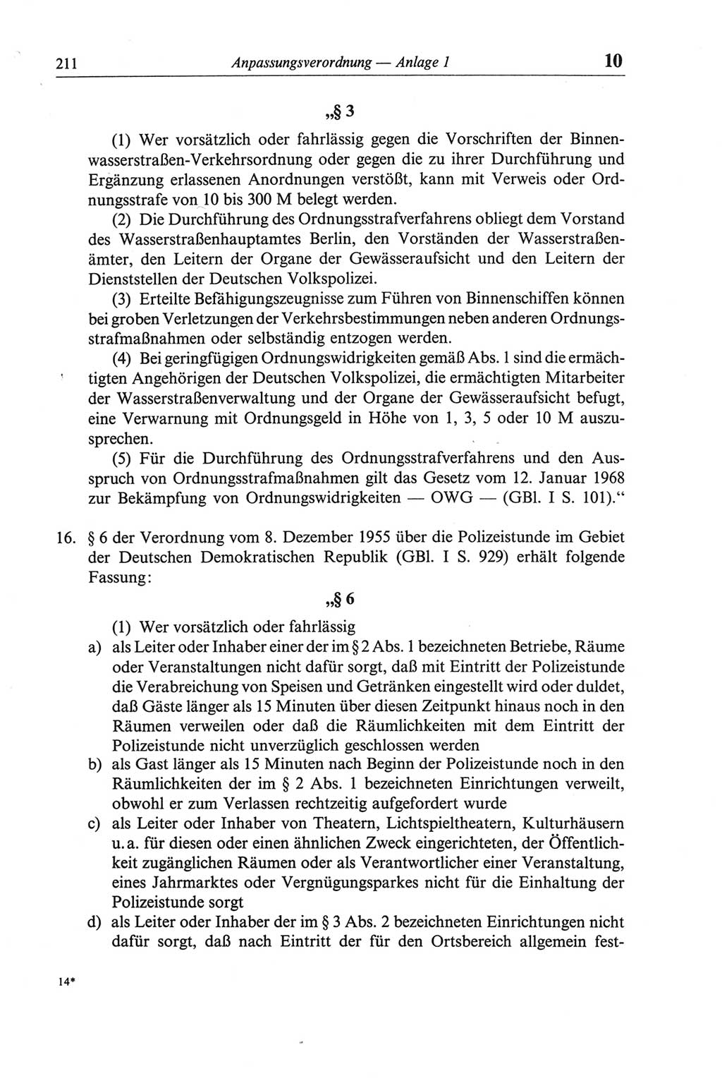 Strafgesetzbuch (StGB) der Deutschen Demokratischen Republik (DDR) und angrenzende Gesetze und Bestimmungen 1968, Seite 211 (StGB Ges. Best. DDR 1968, S. 211)