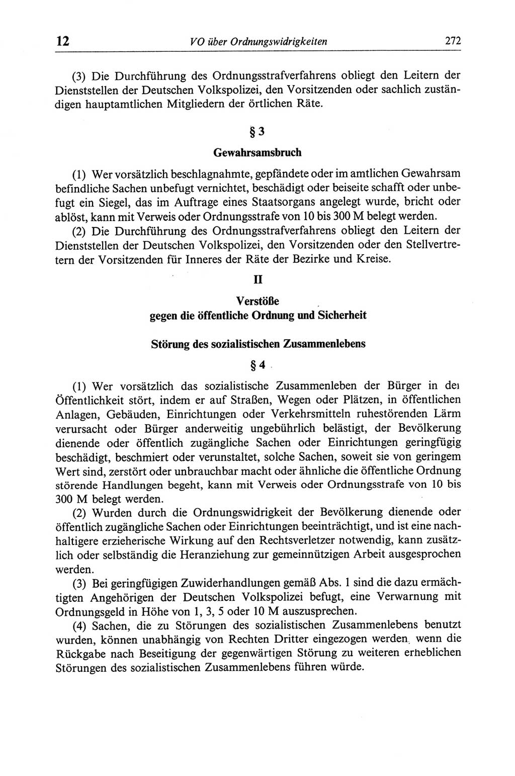 Strafgesetzbuch (StGB) der Deutschen Demokratischen Republik (DDR) und angrenzende Gesetze und Bestimmungen 1968, Seite 272 (StGB Ges. Best. DDR 1968, S. 272)