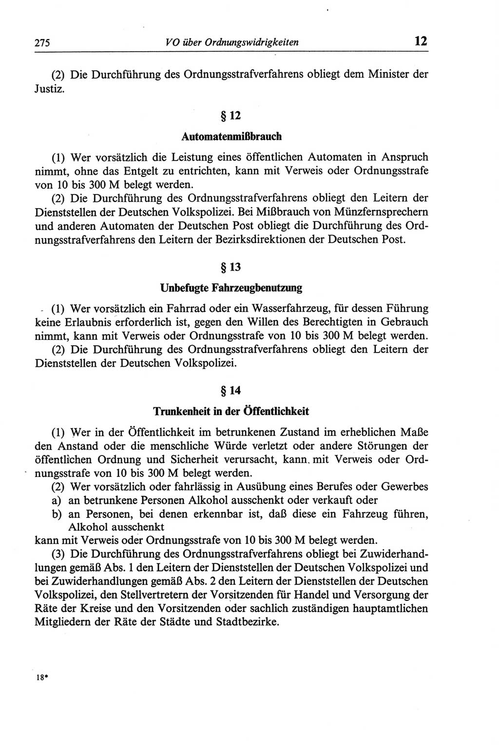 Strafgesetzbuch (StGB) der Deutschen Demokratischen Republik (DDR) und angrenzende Gesetze und Bestimmungen 1968, Seite 275 (StGB Ges. Best. DDR 1968, S. 275)