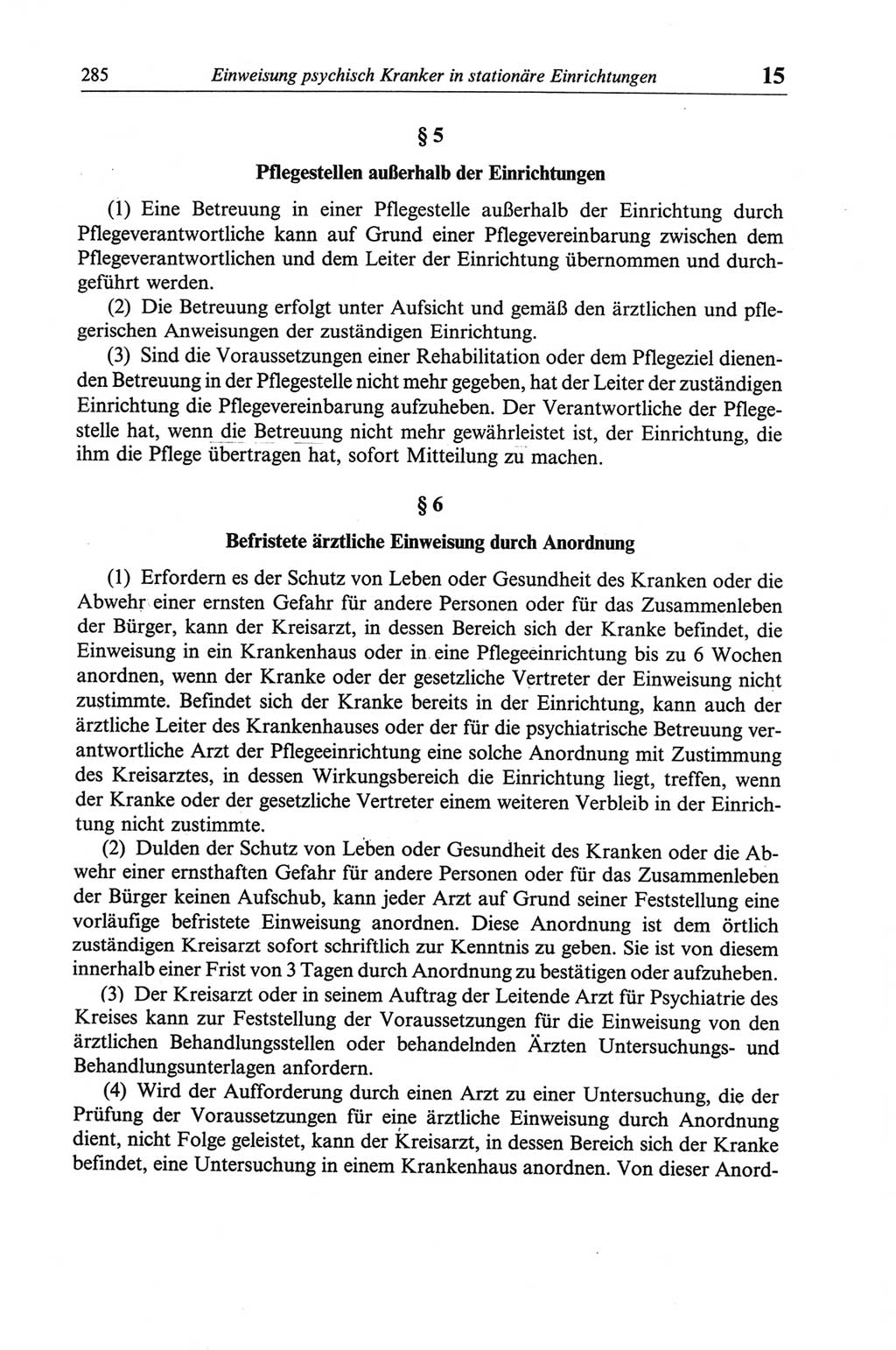 Strafgesetzbuch (StGB) der Deutschen Demokratischen Republik (DDR) und angrenzende Gesetze und Bestimmungen 1968, Seite 285 (StGB Ges. Best. DDR 1968, S. 285)