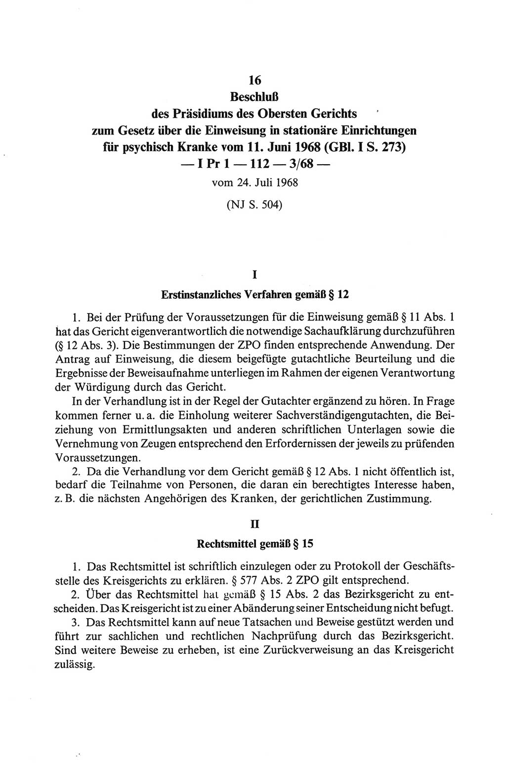 Strafgesetzbuch (StGB) der Deutschen Demokratischen Republik (DDR) und angrenzende Gesetze und Bestimmungen 1968, Seite 292 (StGB Ges. Best. DDR 1968, S. 292)