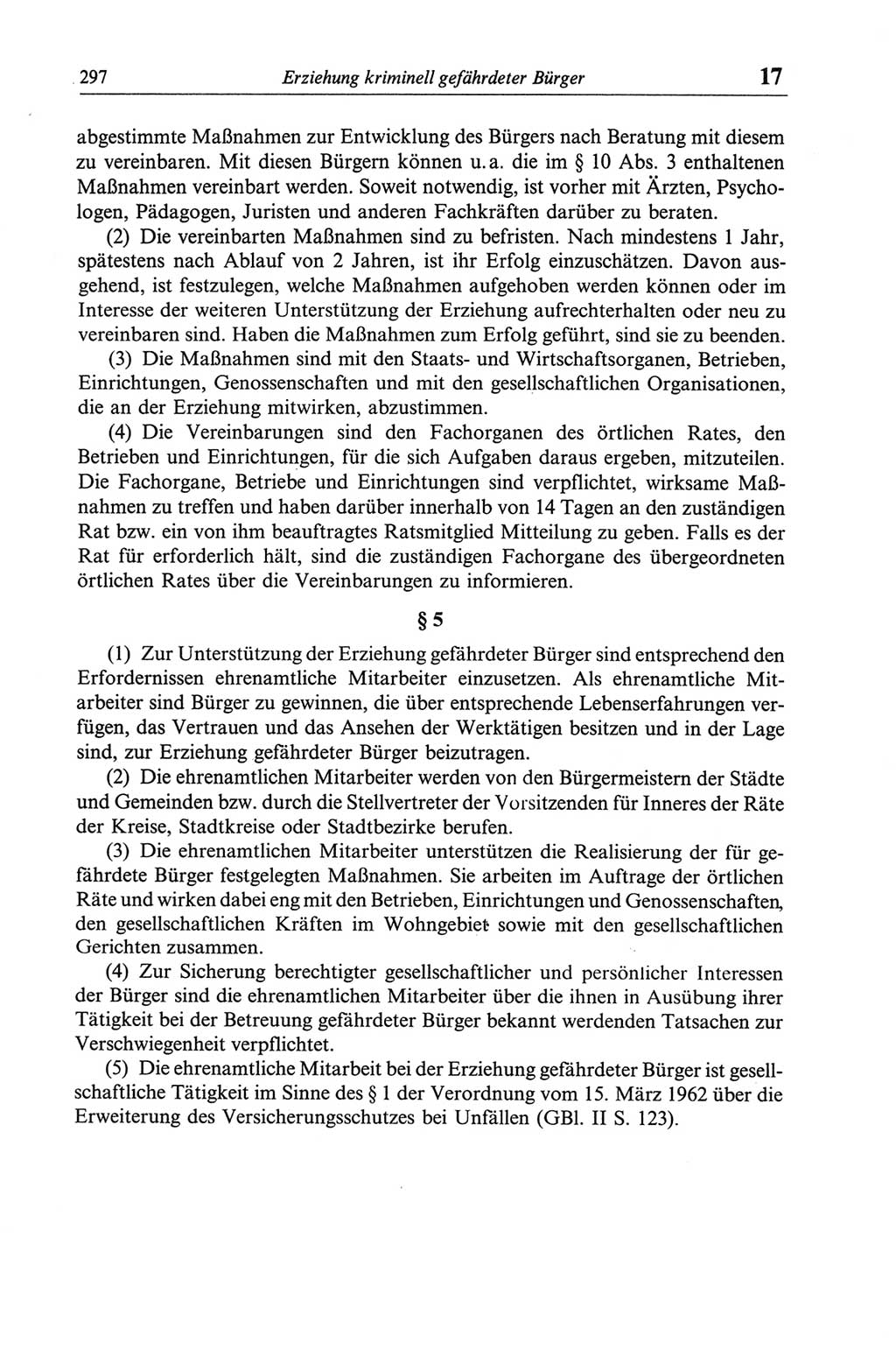 Strafgesetzbuch (StGB) der Deutschen Demokratischen Republik (DDR) und angrenzende Gesetze und Bestimmungen 1968, Seite 297 (StGB Ges. Best. DDR 1968, S. 297)