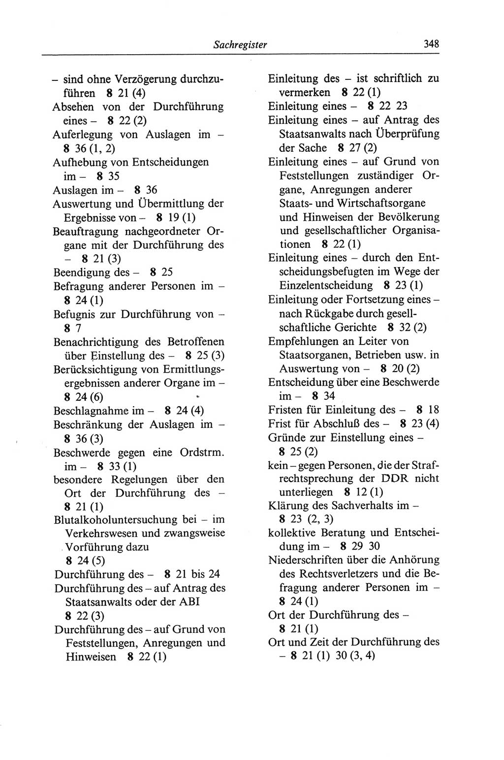 Strafgesetzbuch (StGB) der Deutschen Demokratischen Republik (DDR) und angrenzende Gesetze und Bestimmungen 1968, Seite 348 (StGB Ges. Best. DDR 1968, S. 348)