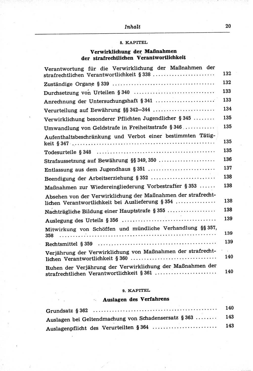 Strafprozeßordnung (StPO) der Deutschen Demokratischen Republik (DDR) und angrenzende Gesetze und Bestimmungen 1968, Seite 20 (StPO Ges. Bstgn. DDR 1968, S. 20)