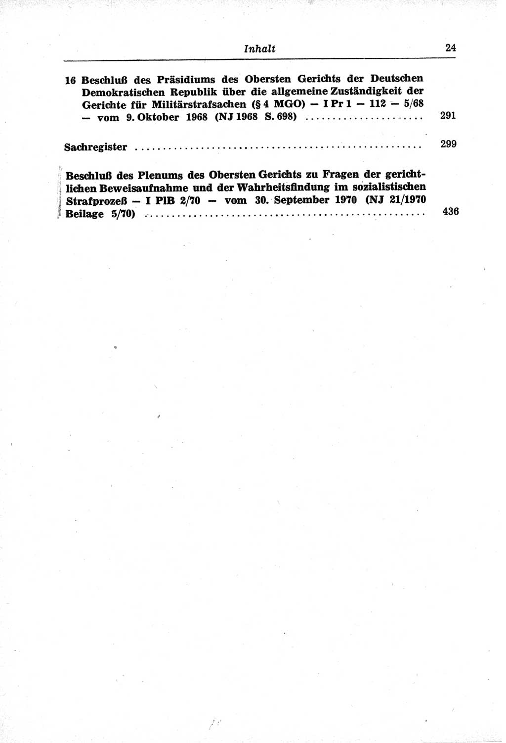 Strafprozeßordnung (StPO) der Deutschen Demokratischen Republik (DDR) und angrenzende Gesetze und Bestimmungen 1968, Seite 24 (StPO Ges. Bstgn. DDR 1968, S. 24)