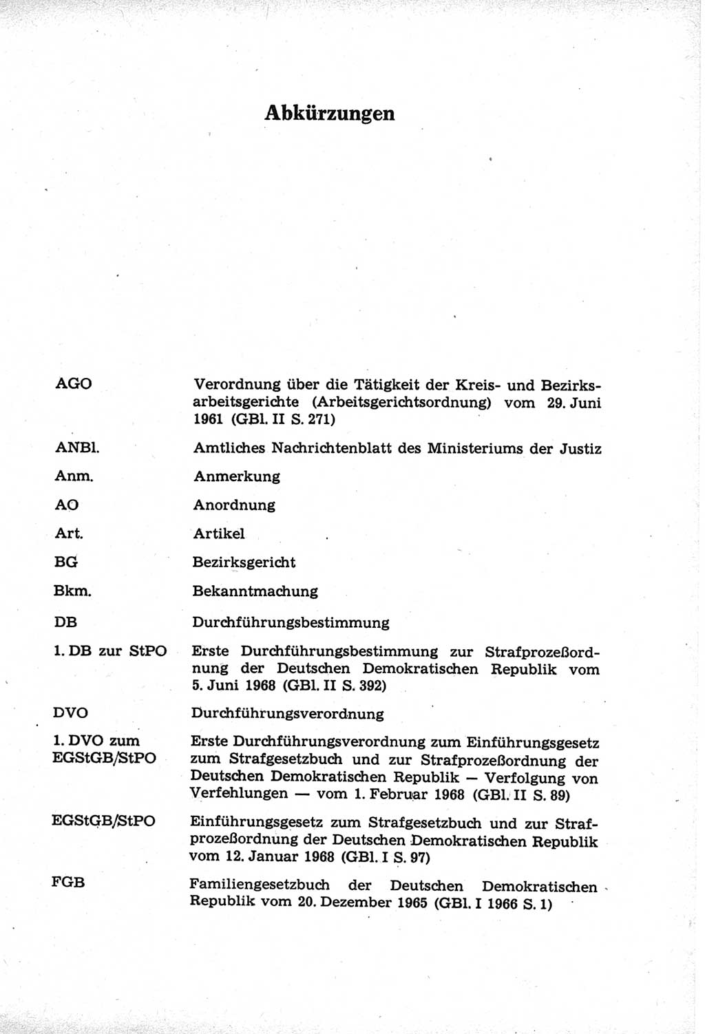 Strafprozeßordnung (StPO) der Deutschen Demokratischen Republik (DDR) und angrenzende Gesetze und Bestimmungen 1968, Seite 25 (StPO Ges. Bstgn. DDR 1968, S. 25)