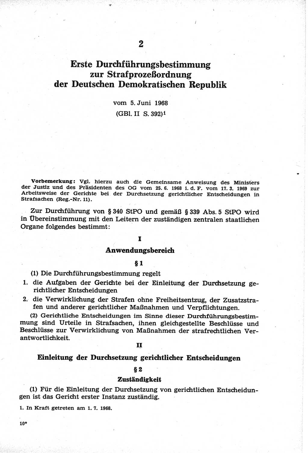 Strafprozeßordnung (StPO) der Deutschen Demokratischen Republik (DDR) und angrenzende Gesetze und Bestimmungen 1968, Seite 147 (StPO Ges. Bstgn. DDR 1968, S. 147)