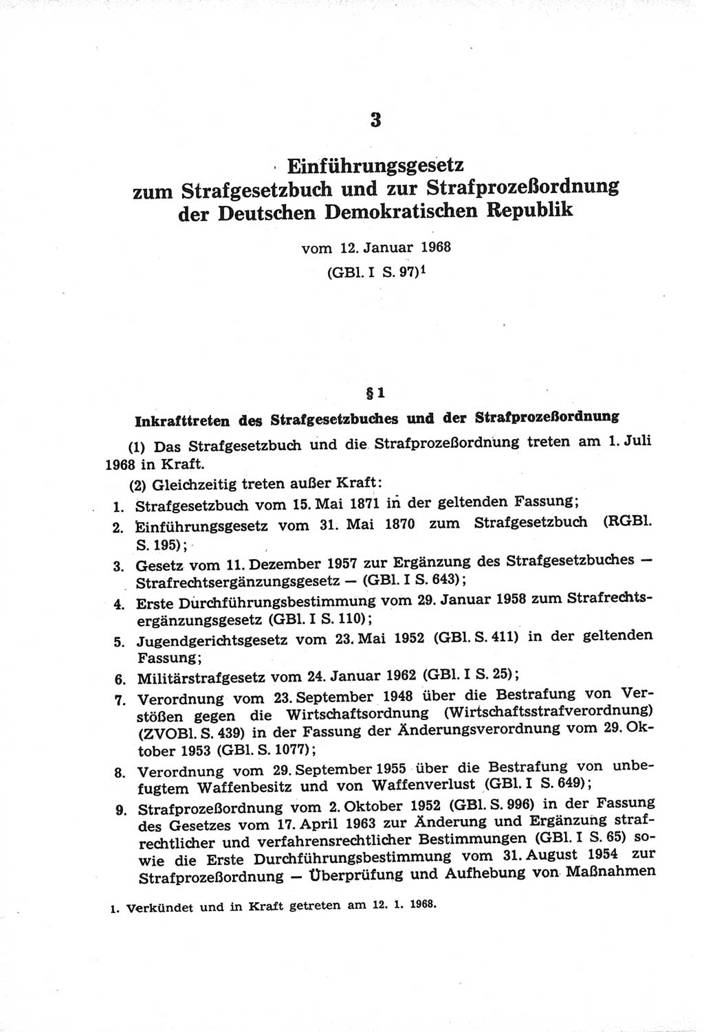 Strafprozeßordnung (StPO) der Deutschen Demokratischen Republik (DDR) und angrenzende Gesetze und Bestimmungen 1968, Seite 164 (StPO Ges. Bstgn. DDR 1968, S. 164)