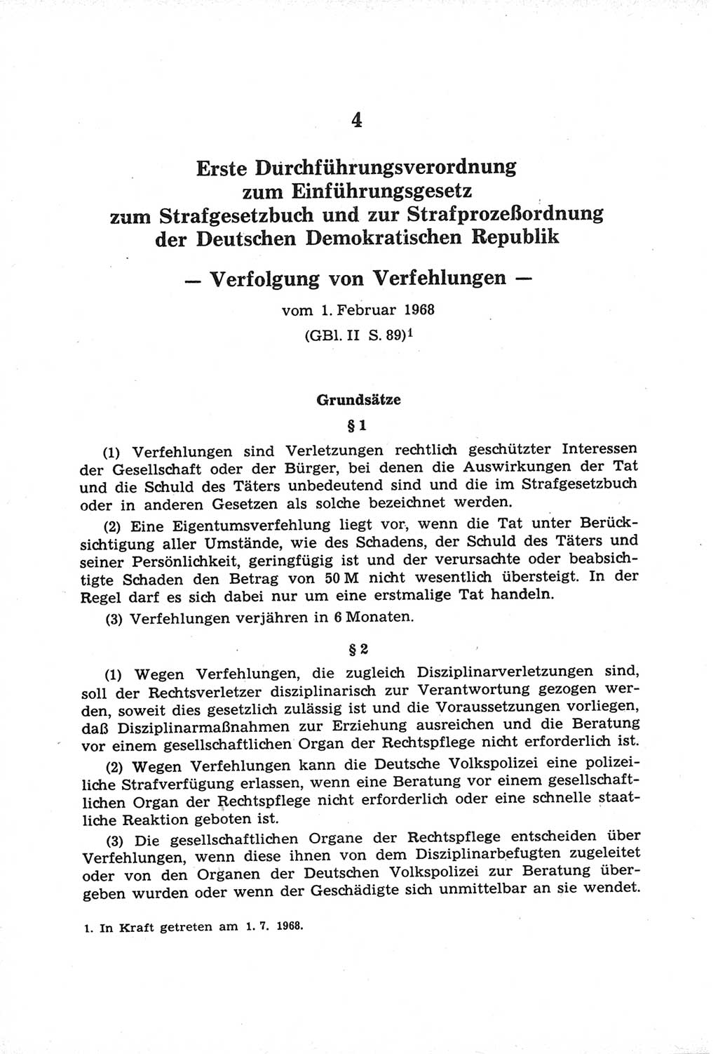 Strafprozeßordnung (StPO) der Deutschen Demokratischen Republik (DDR) und angrenzende Gesetze und Bestimmungen 1968, Seite 172 (StPO Ges. Bstgn. DDR 1968, S. 172)