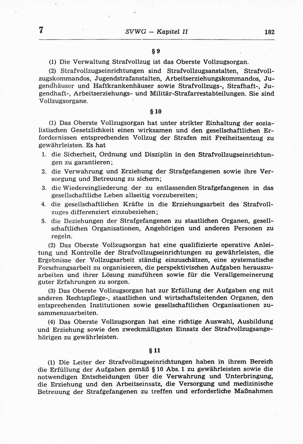 Strafprozeßordnung (StPO) der Deutschen Demokratischen Republik (DDR) und angrenzende Gesetze und Bestimmungen 1968, Seite 182 (StPO Ges. Bstgn. DDR 1968, S. 182)