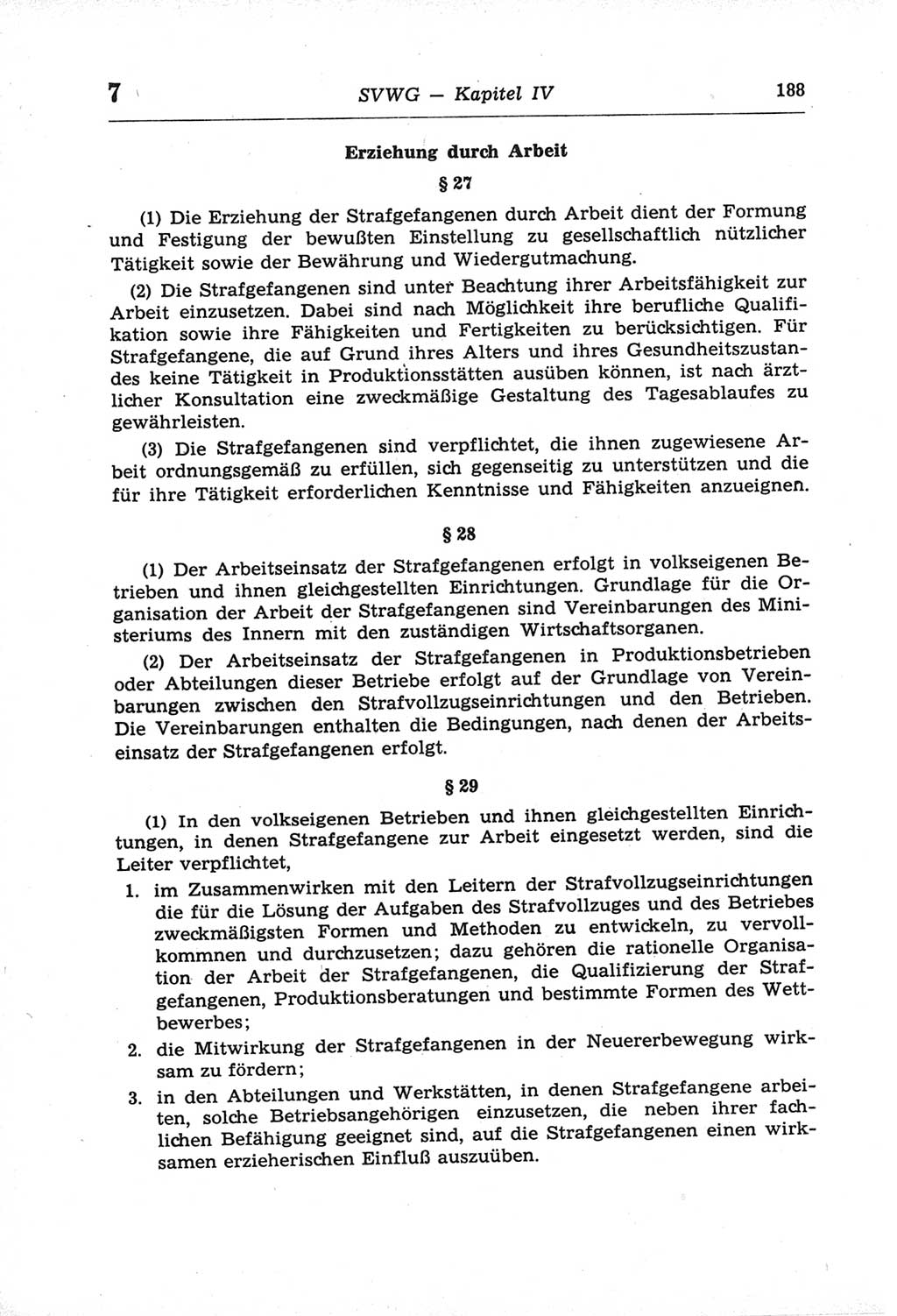 Strafprozeßordnung (StPO) der Deutschen Demokratischen Republik (DDR) und angrenzende Gesetze und Bestimmungen 1968, Seite 188 (StPO Ges. Bstgn. DDR 1968, S. 188)