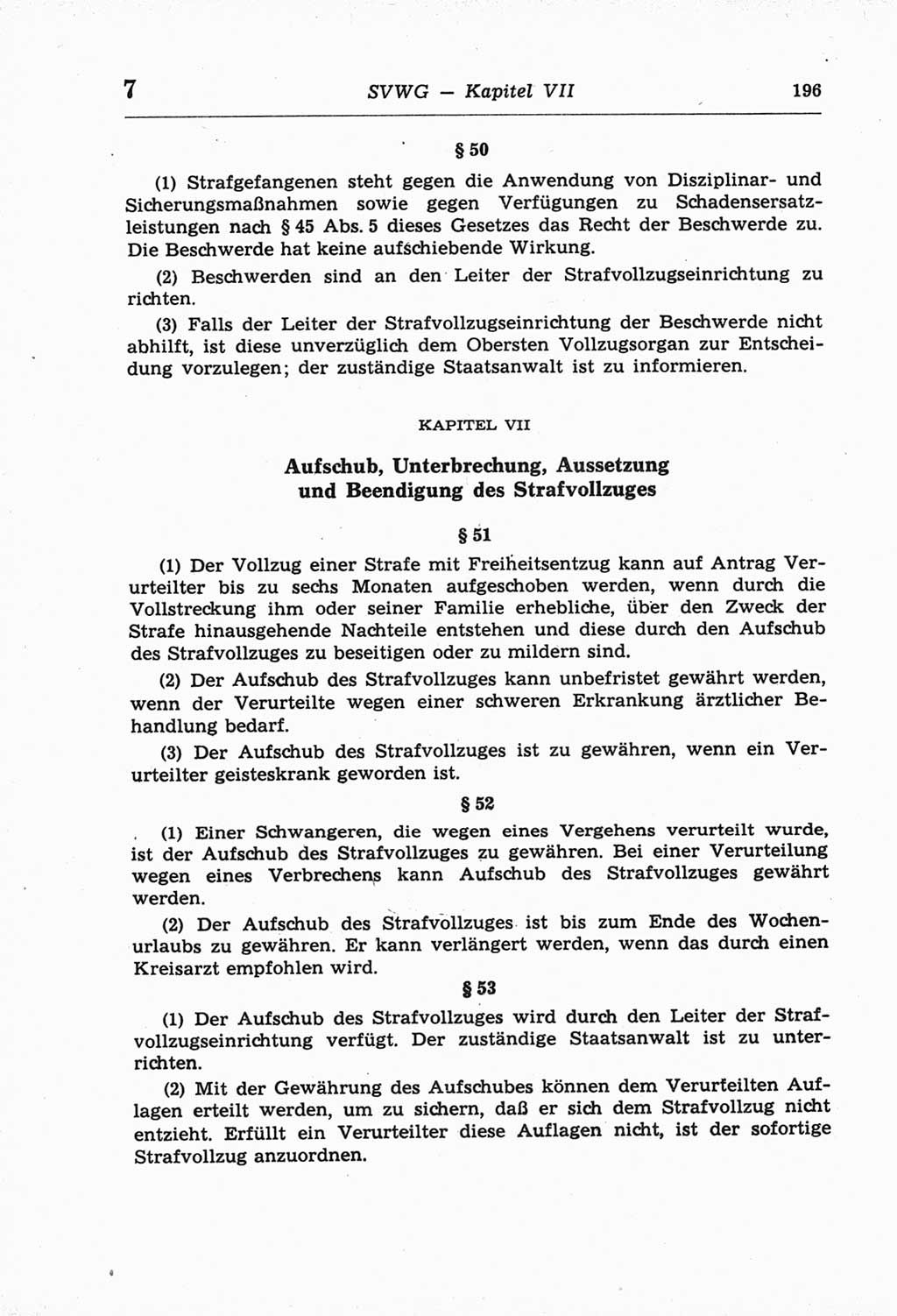 Strafprozeßordnung (StPO) der Deutschen Demokratischen Republik (DDR) und angrenzende Gesetze und Bestimmungen 1968, Seite 196 (StPO Ges. Bstgn. DDR 1968, S. 196)