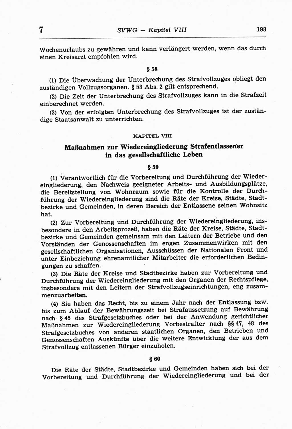 Strafprozeßordnung (StPO) der Deutschen Demokratischen Republik (DDR) und angrenzende Gesetze und Bestimmungen 1968, Seite 198 (StPO Ges. Bstgn. DDR 1968, S. 198)
