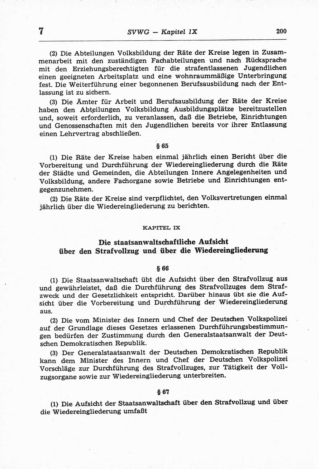 Strafprozeßordnung (StPO) der Deutschen Demokratischen Republik (DDR) und angrenzende Gesetze und Bestimmungen 1968, Seite 200 (StPO Ges. Bstgn. DDR 1968, S. 200)
