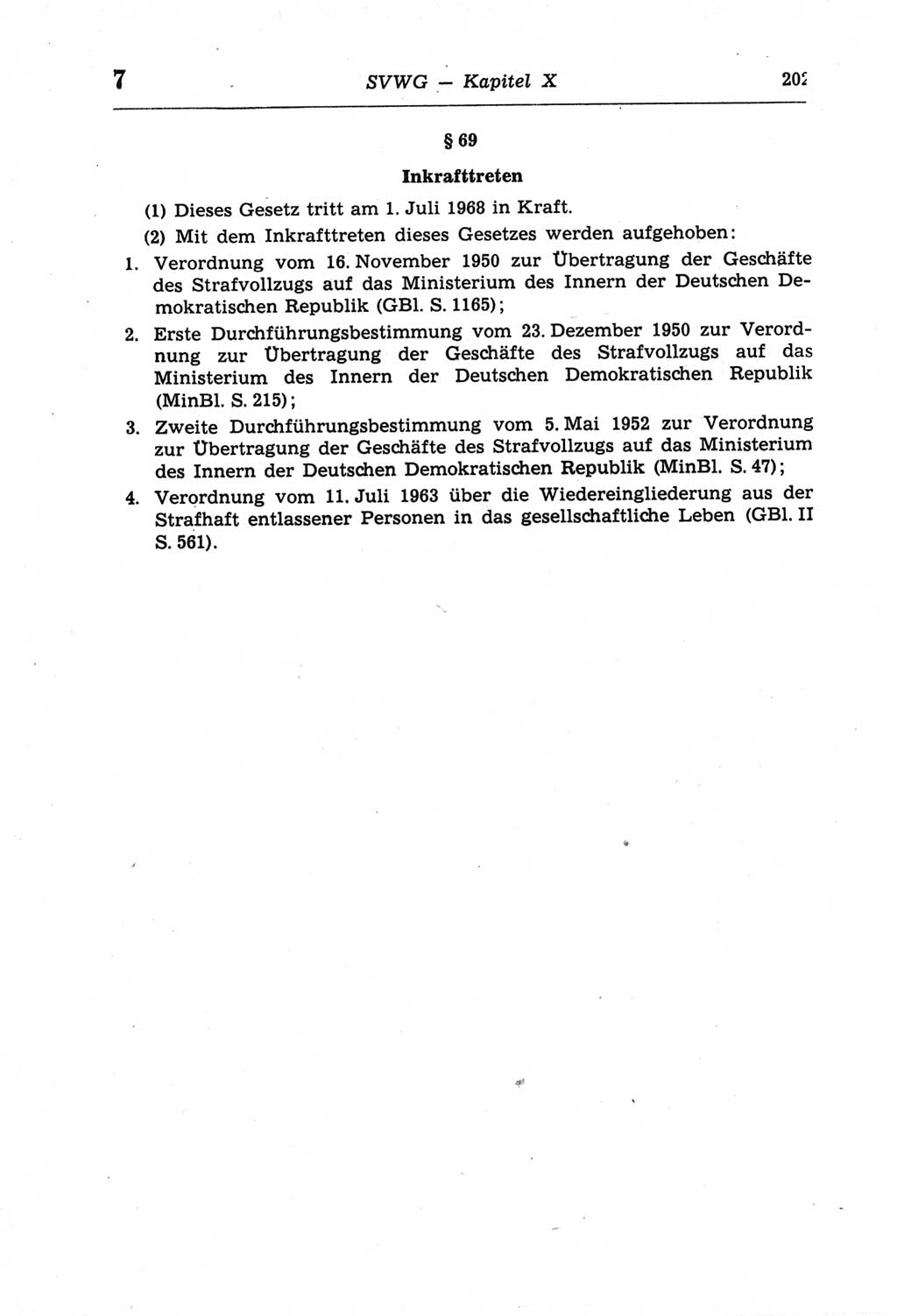 Strafprozeßordnung (StPO) der Deutschen Demokratischen Republik (DDR) und angrenzende Gesetze und Bestimmungen 1968, Seite 202 (StPO Ges. Bstgn. DDR 1968, S. 202)