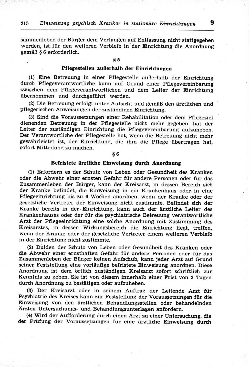 Strafprozeßordnung (StPO) der Deutschen Demokratischen Republik (DDR) und angrenzende Gesetze und Bestimmungen 1968, Seite 215 (StPO Ges. Bstgn. DDR 1968, S. 215)