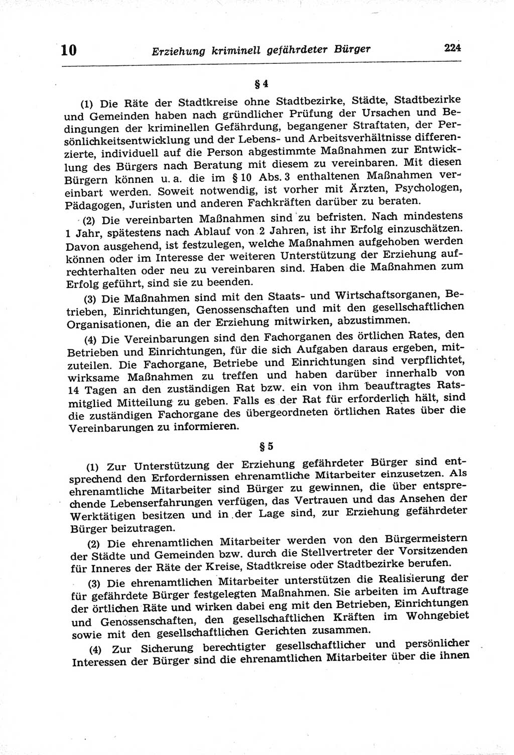 Strafprozeßordnung (StPO) der Deutschen Demokratischen Republik (DDR) und angrenzende Gesetze und Bestimmungen 1968, Seite 224 (StPO Ges. Bstgn. DDR 1968, S. 224)