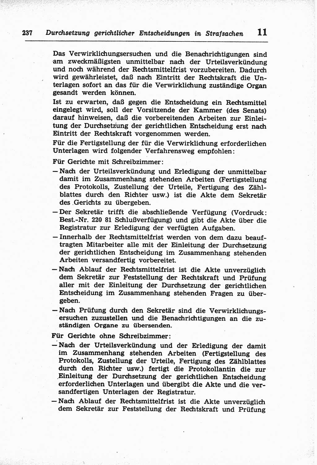 Strafprozeßordnung (StPO) der Deutschen Demokratischen Republik (DDR) und angrenzende Gesetze und Bestimmungen 1968, Seite 237 (StPO Ges. Bstgn. DDR 1968, S. 237)