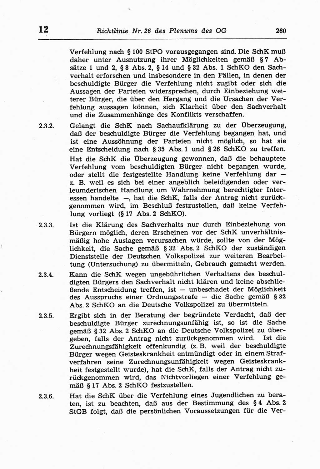 Strafprozeßordnung (StPO) der Deutschen Demokratischen Republik (DDR) und angrenzende Gesetze und Bestimmungen 1968, Seite 260 (StPO Ges. Bstgn. DDR 1968, S. 260)