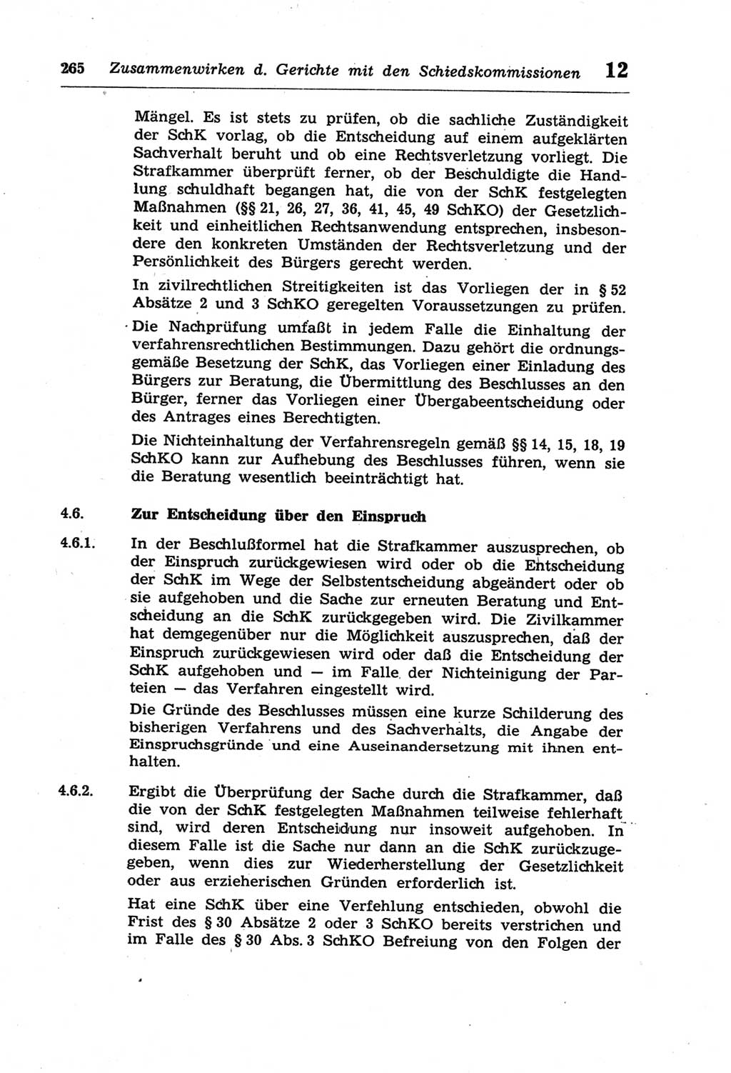 Strafprozeßordnung (StPO) der Deutschen Demokratischen Republik (DDR) und angrenzende Gesetze und Bestimmungen 1968, Seite 265 (StPO Ges. Bstgn. DDR 1968, S. 265)