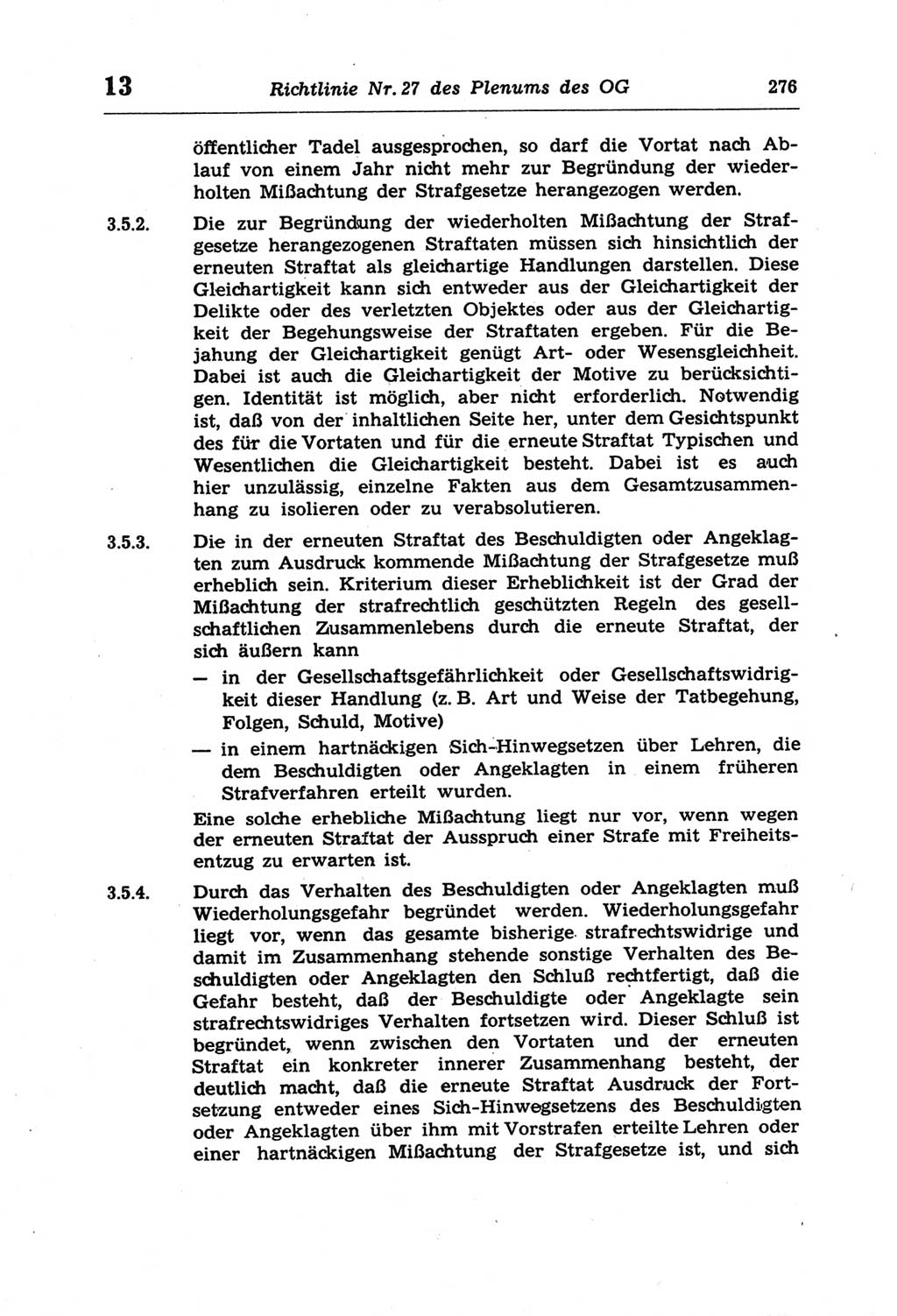 Strafprozeßordnung (StPO) der Deutschen Demokratischen Republik (DDR) und angrenzende Gesetze und Bestimmungen 1968, Seite 276 (StPO Ges. Bstgn. DDR 1968, S. 276)