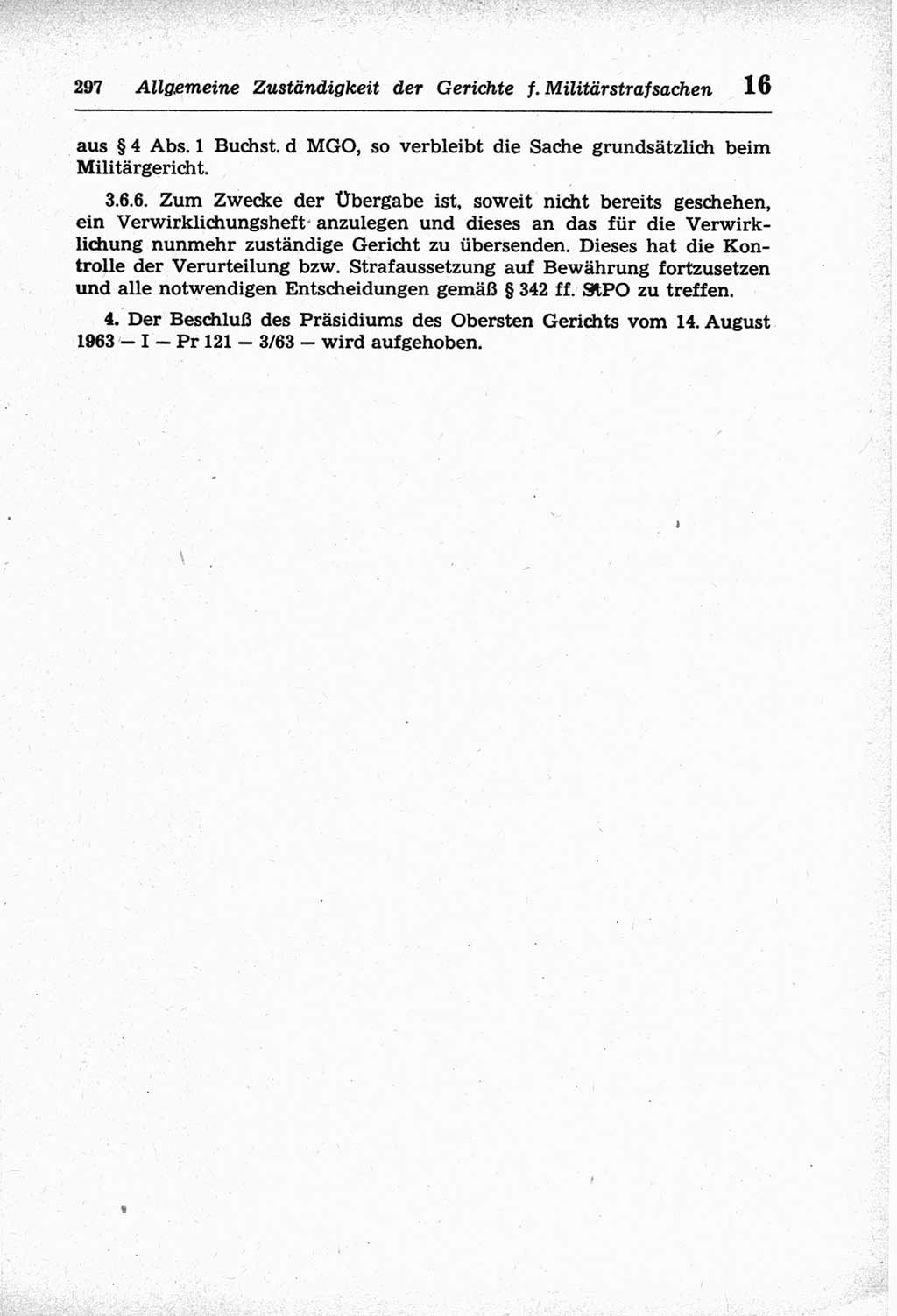 Strafprozeßordnung (StPO) der Deutschen Demokratischen Republik (DDR) und angrenzende Gesetze und Bestimmungen 1968, Seite 297 (StPO Ges. Bstgn. DDR 1968, S. 297)