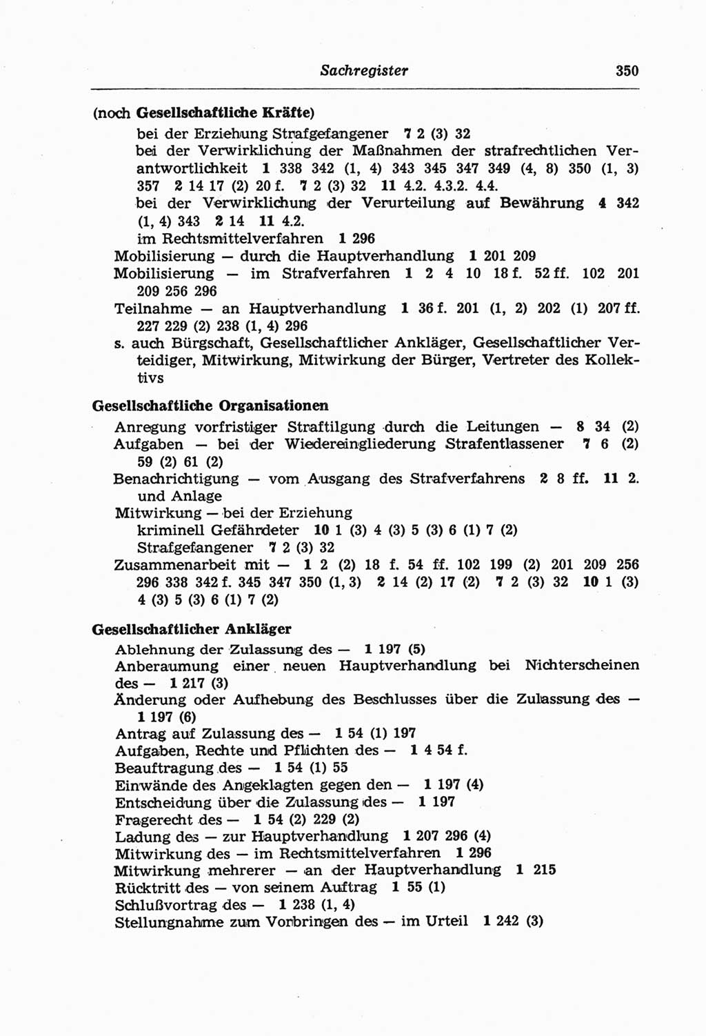Strafprozeßordnung (StPO) der Deutschen Demokratischen Republik (DDR) und angrenzende Gesetze und Bestimmungen 1968, Seite 350 (StPO Ges. Bstgn. DDR 1968, S. 350)