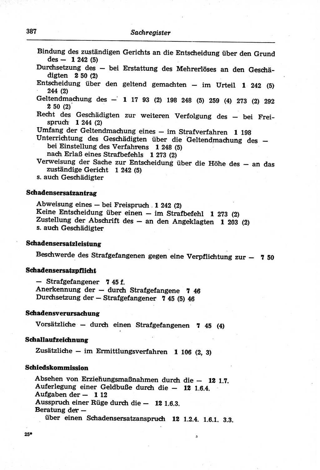 Strafprozeßordnung (StPO) der Deutschen Demokratischen Republik (DDR) und angrenzende Gesetze und Bestimmungen 1968, Seite 387 (StPO Ges. Bstgn. DDR 1968, S. 387)