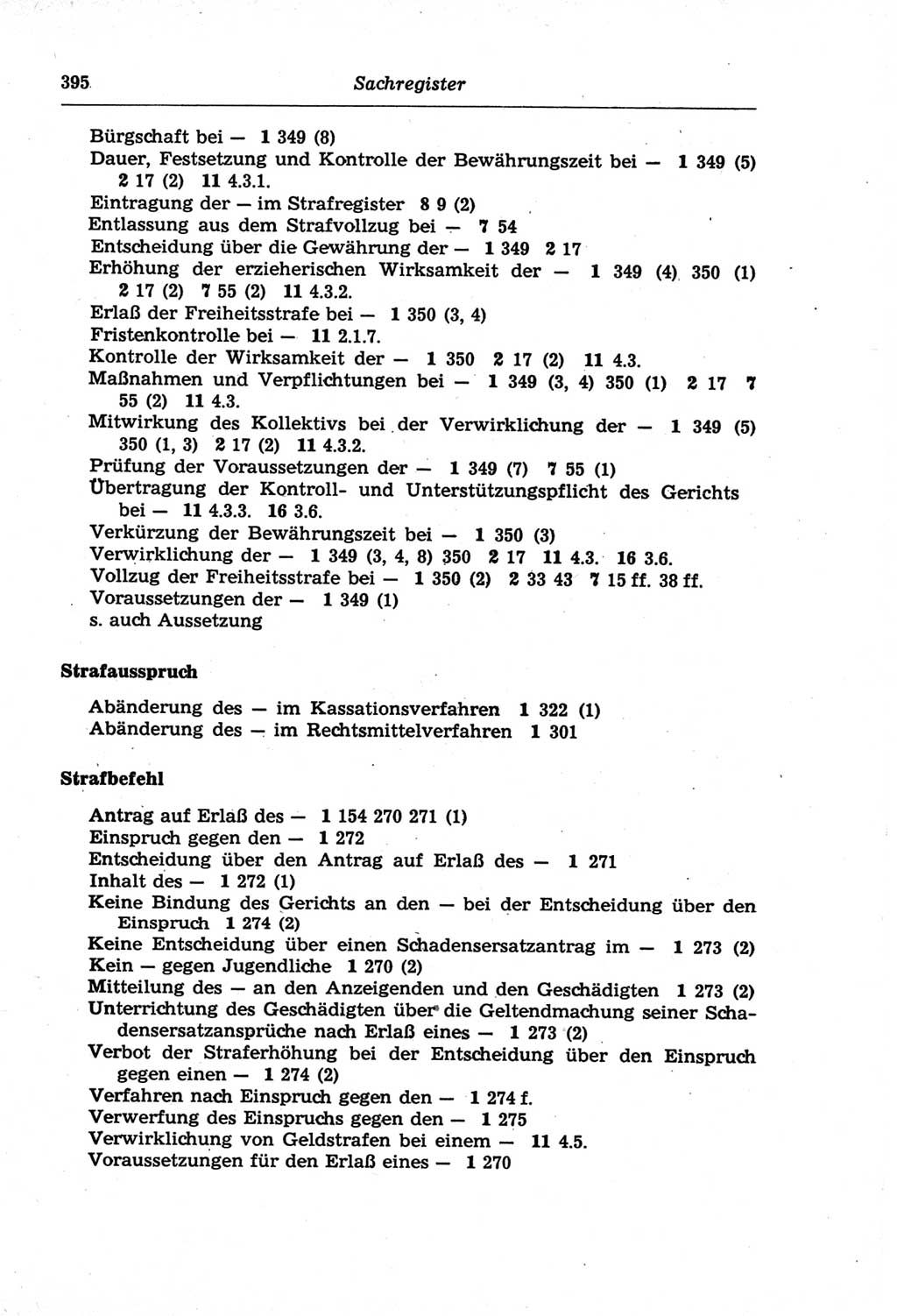 Strafprozeßordnung (StPO) der Deutschen Demokratischen Republik (DDR) und angrenzende Gesetze und Bestimmungen 1968, Seite 395 (StPO Ges. Bstgn. DDR 1968, S. 395)