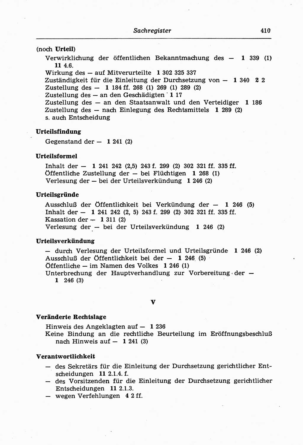 Strafprozeßordnung (StPO) der Deutschen Demokratischen Republik (DDR) und angrenzende Gesetze und Bestimmungen 1968, Seite 410 (StPO Ges. Bstgn. DDR 1968, S. 410)