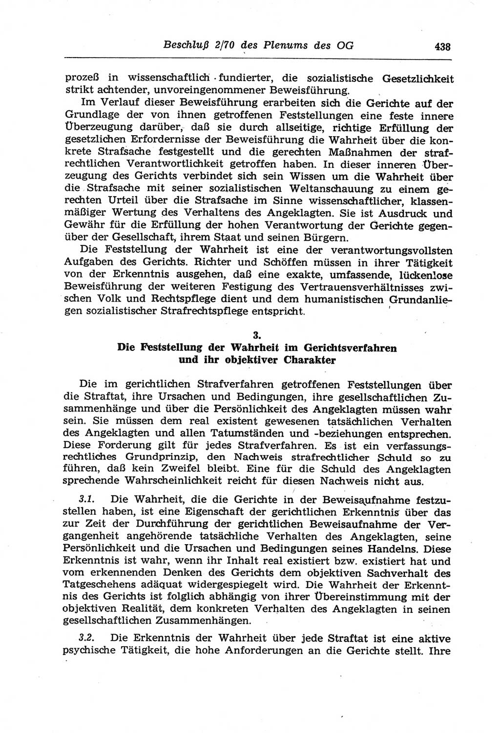 Strafprozeßordnung (StPO) der Deutschen Demokratischen Republik (DDR) und angrenzende Gesetze und Bestimmungen 1968, Seite 438 (StPO Ges. Bstgn. DDR 1968, S. 438)