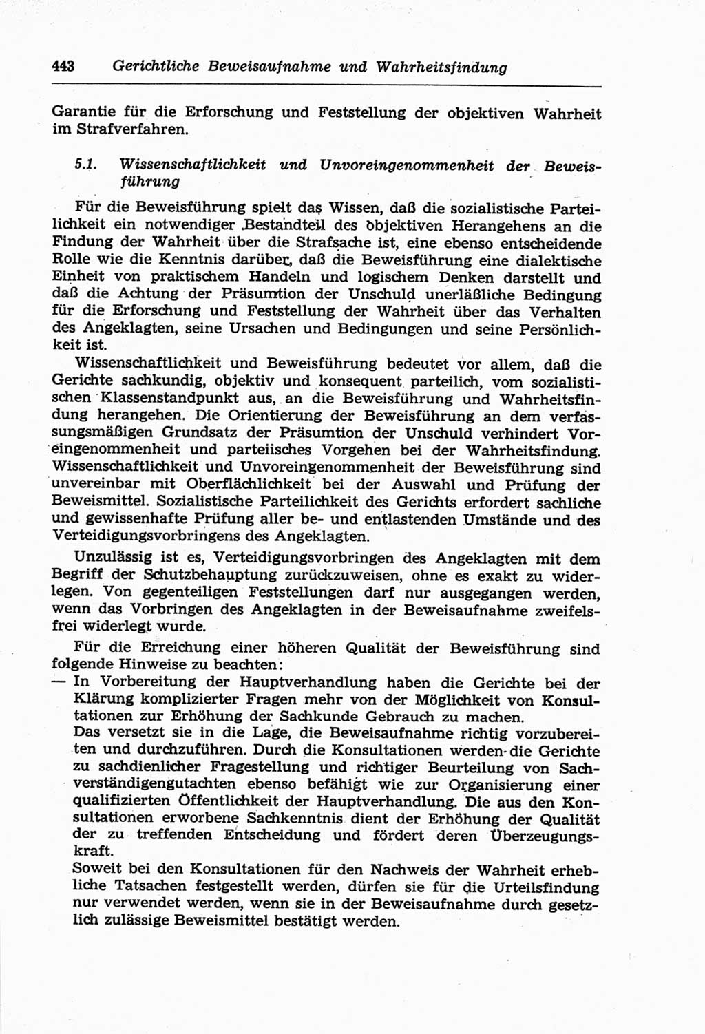 Strafprozeßordnung (StPO) der Deutschen Demokratischen Republik (DDR) und angrenzende Gesetze und Bestimmungen 1968, Seite 443 (StPO Ges. Bstgn. DDR 1968, S. 443)