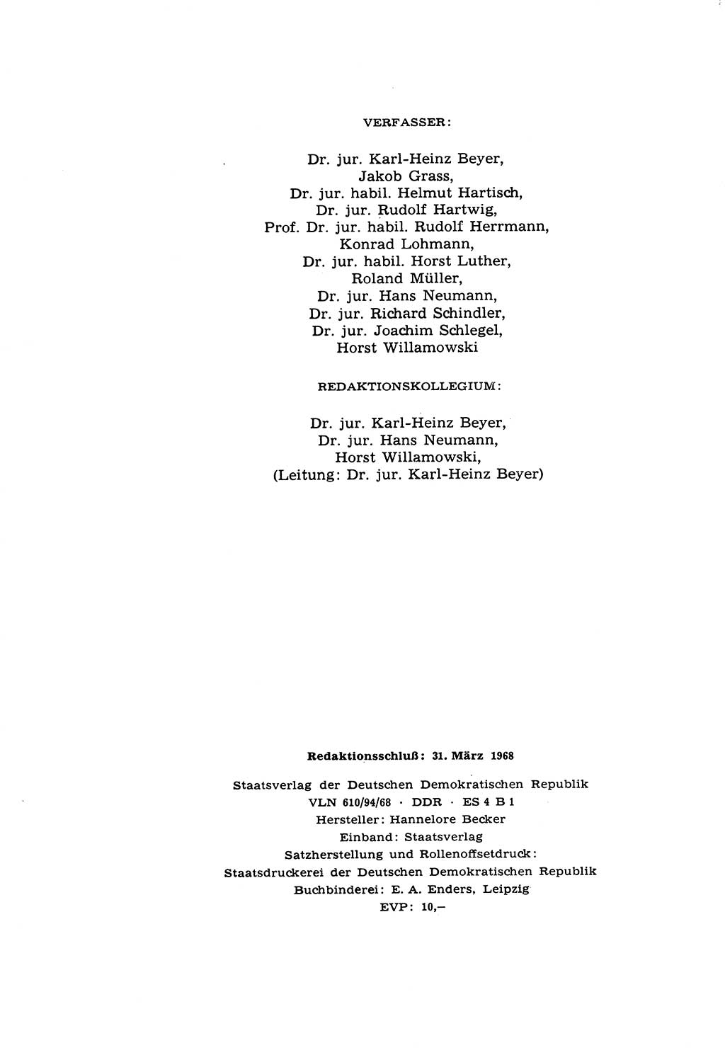 Strafprozeßrecht der DDR (Deutsche Demokratische Republik), Lehrkommentar zur Strafprozeßordnung (StPO) 1968, Seite 4 (Strafprozeßr. DDR Lehrkomm. StPO 19688, S. 4)
