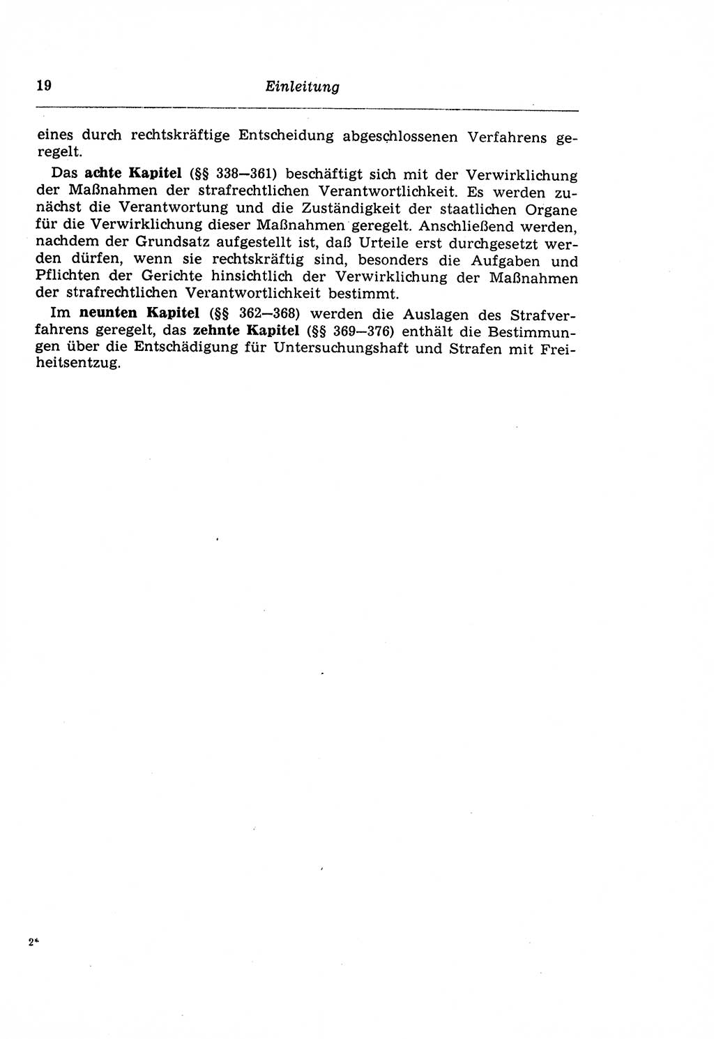 Strafprozeßrecht der DDR (Deutsche Demokratische Republik), Lehrkommentar zur Strafprozeßordnung (StPO) 1968, Seite 19 (Strafprozeßr. DDR Lehrkomm. StPO 19688, S. 19)