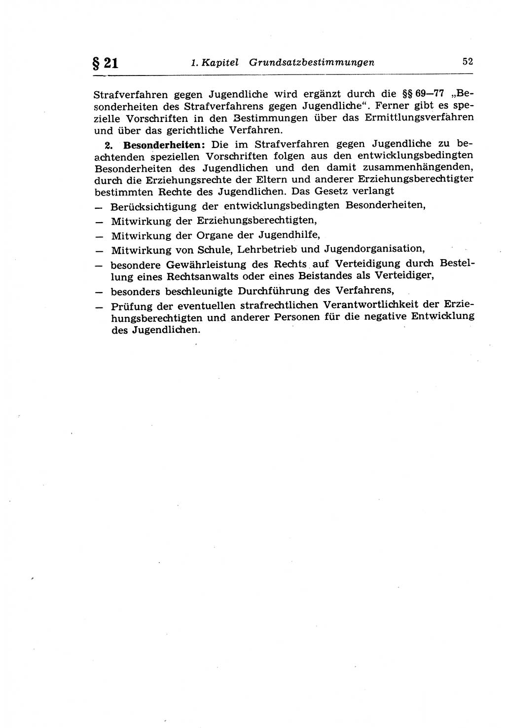 Strafprozeßrecht der DDR (Deutsche Demokratische Republik), Lehrkommentar zur Strafprozeßordnung (StPO) 1968, Seite 52 (Strafprozeßr. DDR Lehrkomm. StPO 19688, S. 52)