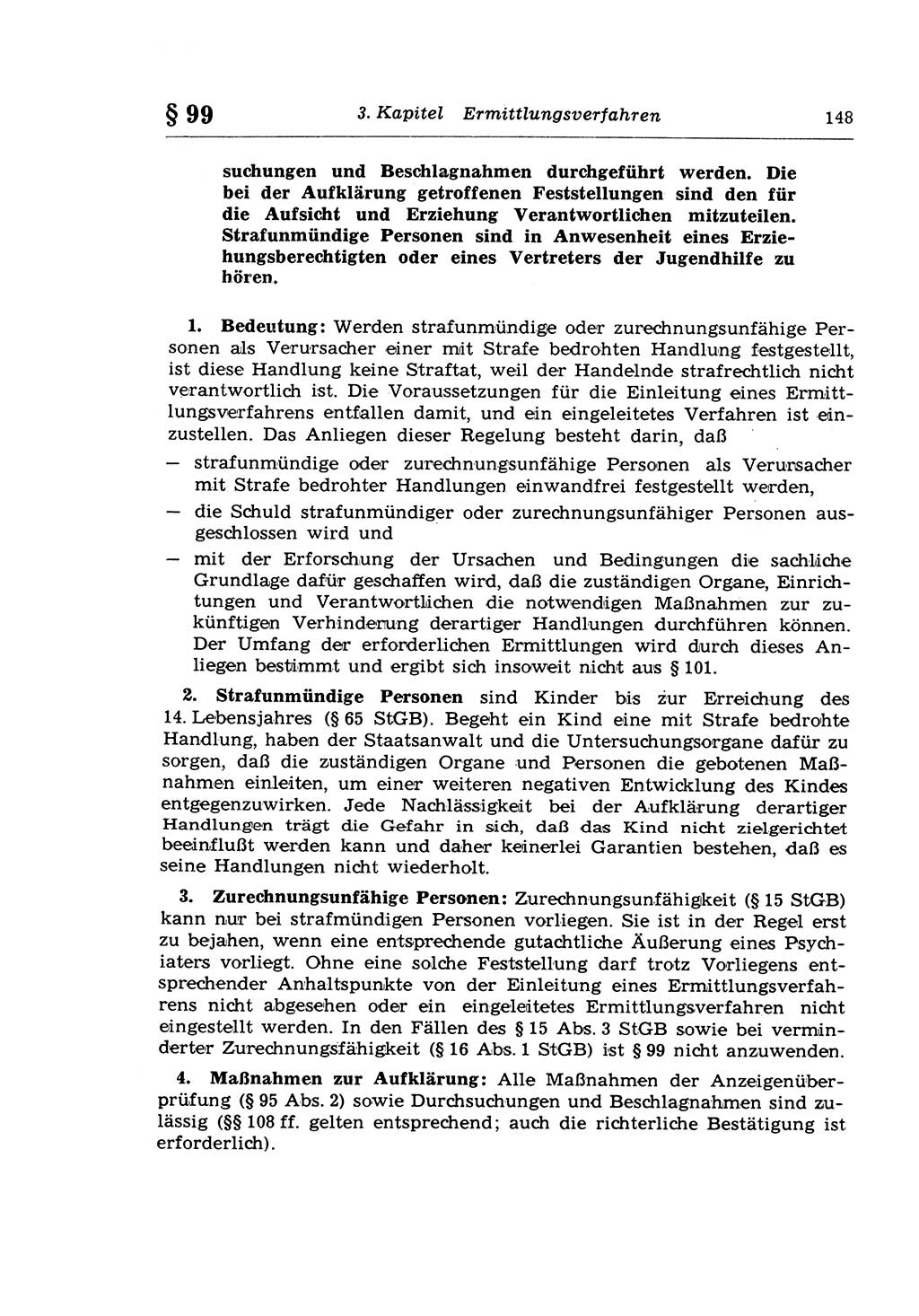Strafprozeßrecht der DDR (Deutsche Demokratische Republik), Lehrkommentar zur Strafprozeßordnung (StPO) 1968, Seite 148 (Strafprozeßr. DDR Lehrkomm. StPO 19688, S. 148)