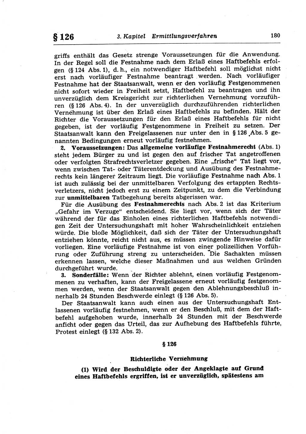 Strafprozeßrecht der DDR (Deutsche Demokratische Republik), Lehrkommentar zur Strafprozeßordnung (StPO) 1968, Seite 180 (Strafprozeßr. DDR Lehrkomm. StPO 19688, S. 180)