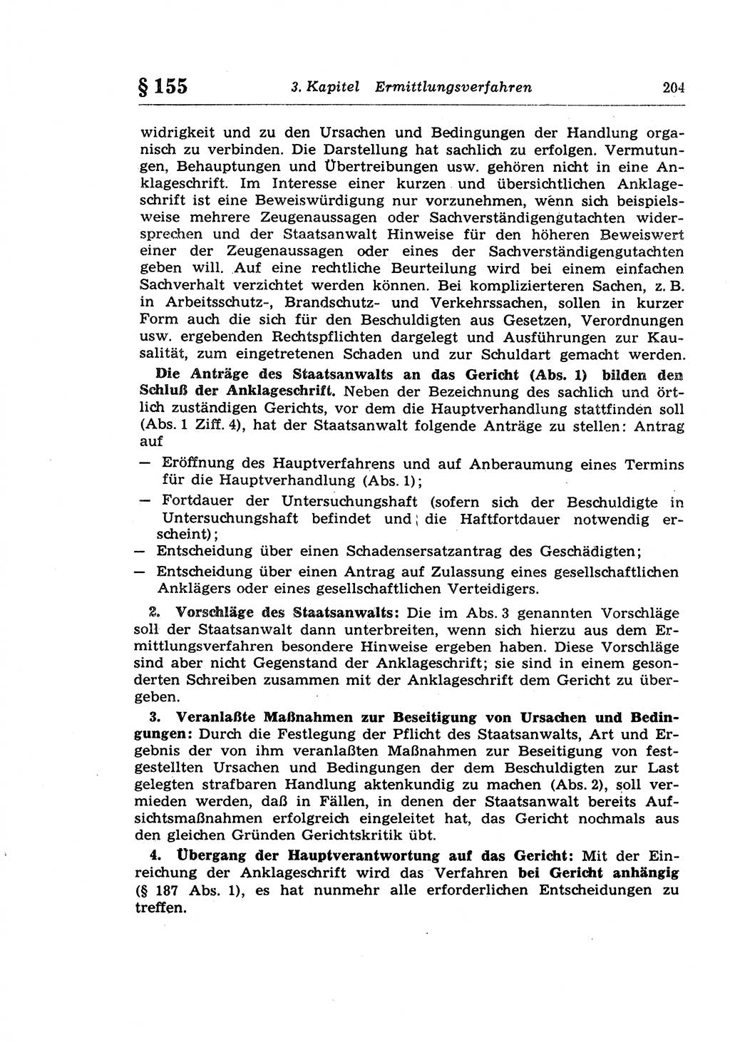 Strafprozeßrecht der DDR (Deutsche Demokratische Republik), Lehrkommentar zur Strafprozeßordnung (StPO) 1968, Seite 204 (Strafprozeßr. DDR Lehrkomm. StPO 19688, S. 204)