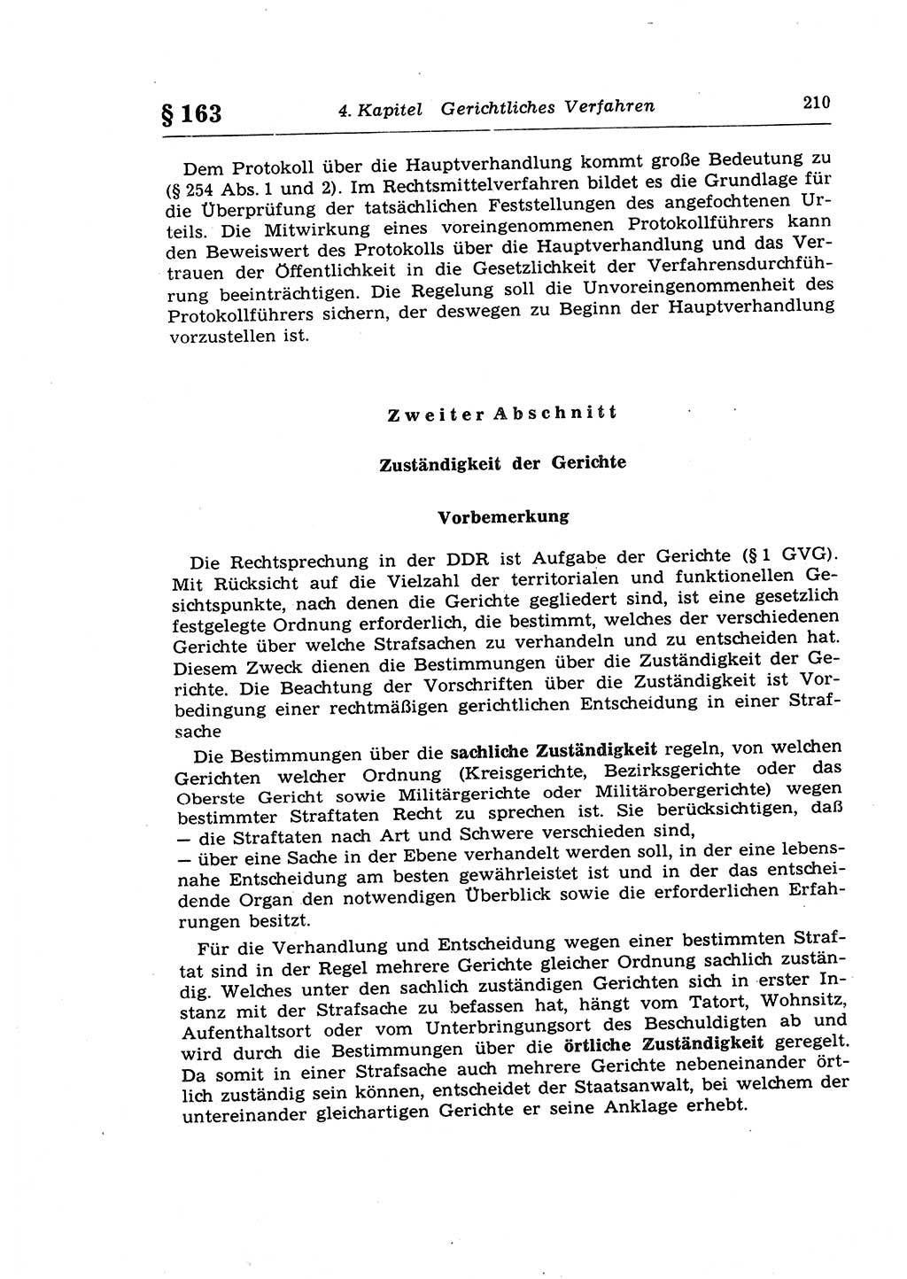 Strafprozeßrecht der DDR (Deutsche Demokratische Republik), Lehrkommentar zur Strafprozeßordnung (StPO) 1968, Seite 210 (Strafprozeßr. DDR Lehrkomm. StPO 19688, S. 210)