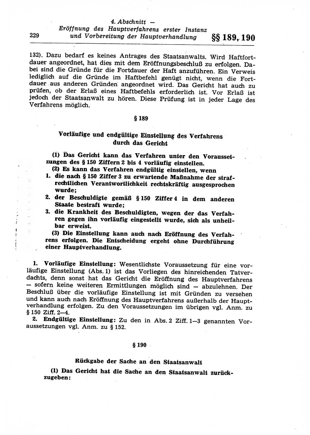 Strafprozeßrecht der DDR (Deutsche Demokratische Republik), Lehrkommentar zur Strafprozeßordnung (StPO) 1968, Seite 229 (Strafprozeßr. DDR Lehrkomm. StPO 19688, S. 229)
