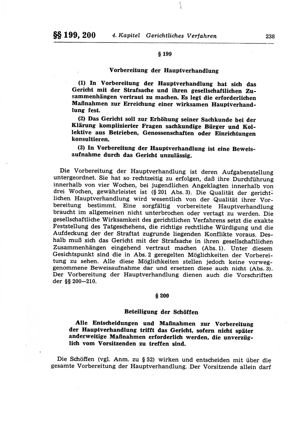 Strafprozeßrecht der DDR (Deutsche Demokratische Republik), Lehrkommentar zur Strafprozeßordnung (StPO) 1968, Seite 238 (Strafprozeßr. DDR Lehrkomm. StPO 19688, S. 238)