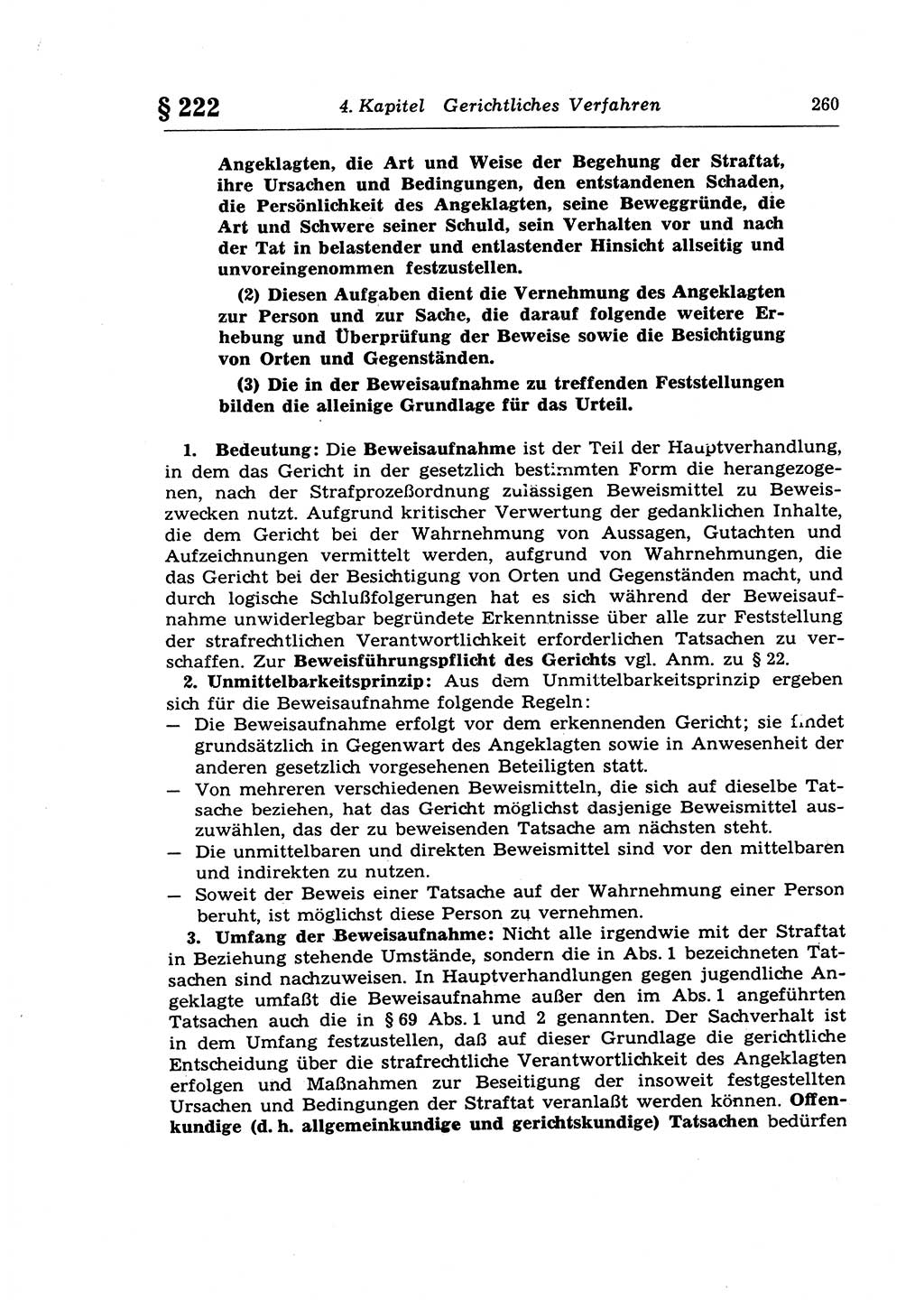 Strafprozeßrecht der DDR (Deutsche Demokratische Republik), Lehrkommentar zur Strafprozeßordnung (StPO) 1968, Seite 260 (Strafprozeßr. DDR Lehrkomm. StPO 19688, S. 260)