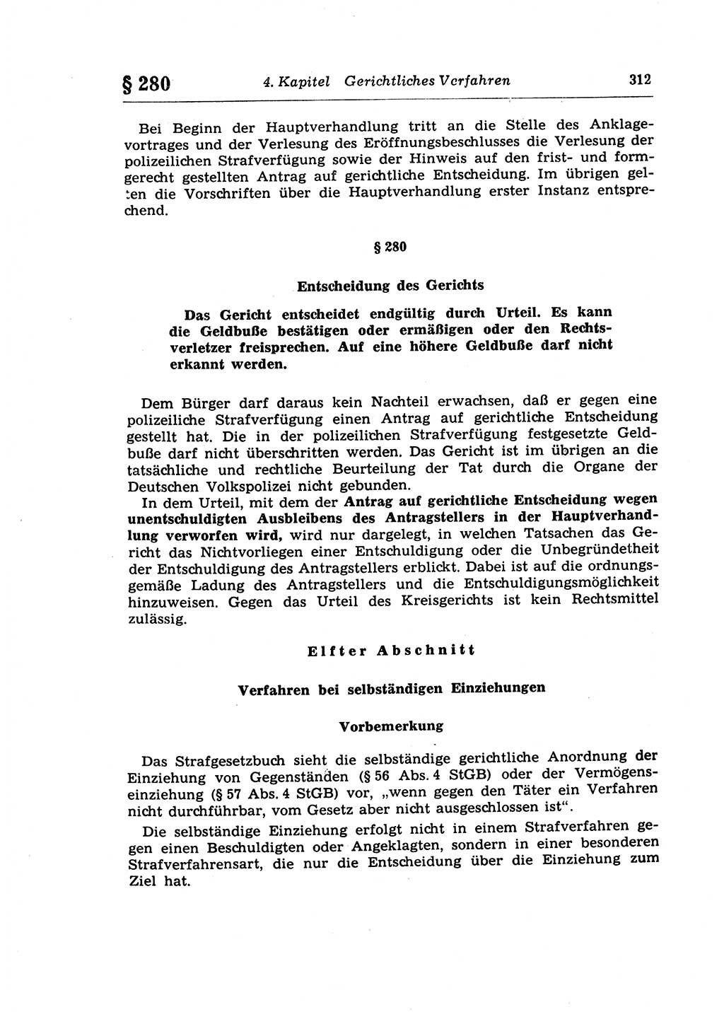 Strafprozeßrecht der DDR (Deutsche Demokratische Republik), Lehrkommentar zur Strafprozeßordnung (StPO) 1968, Seite 312 (Strafprozeßr. DDR Lehrkomm. StPO 19688, S. 312)