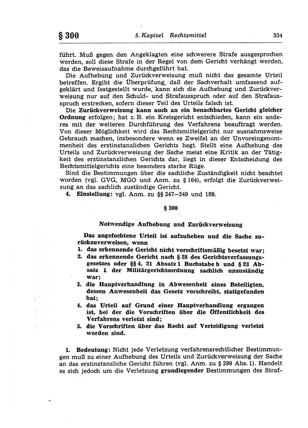 Strafprozeßrecht der DDR (Deutsche Demokratische Republik), Lehrkommentar zur Strafprozeßordnung (StPO) 1968, Seite 334 (Strafprozeßr. DDR Lehrkomm. StPO 19688, S. 334)