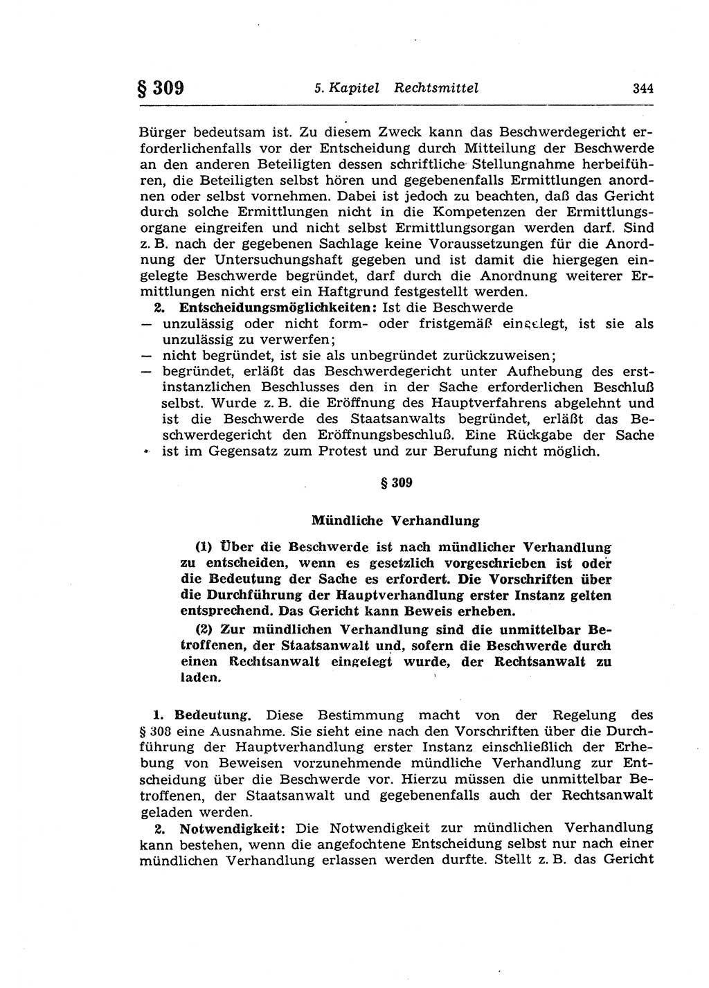 Strafprozeßrecht der DDR (Deutsche Demokratische Republik), Lehrkommentar zur Strafprozeßordnung (StPO) 1968, Seite 344 (Strafprozeßr. DDR Lehrkomm. StPO 19688, S. 344)
