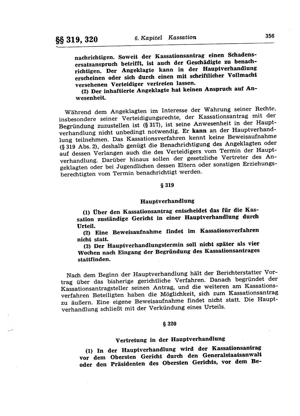 Strafprozeßrecht der DDR (Deutsche Demokratische Republik), Lehrkommentar zur Strafprozeßordnung (StPO) 1968, Seite 356 (Strafprozeßr. DDR Lehrkomm. StPO 19688, S. 356)